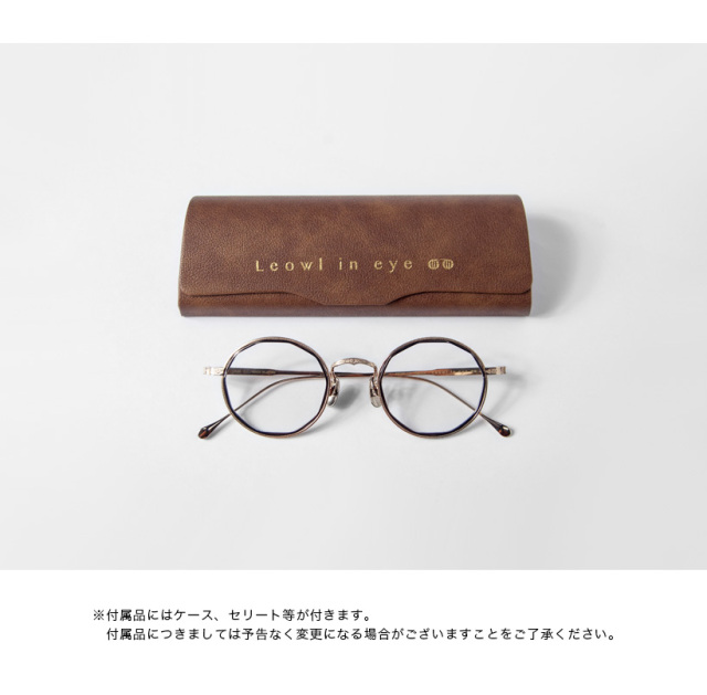 Leowl in eye ルオールインアイ チタン ラウンドフレーム