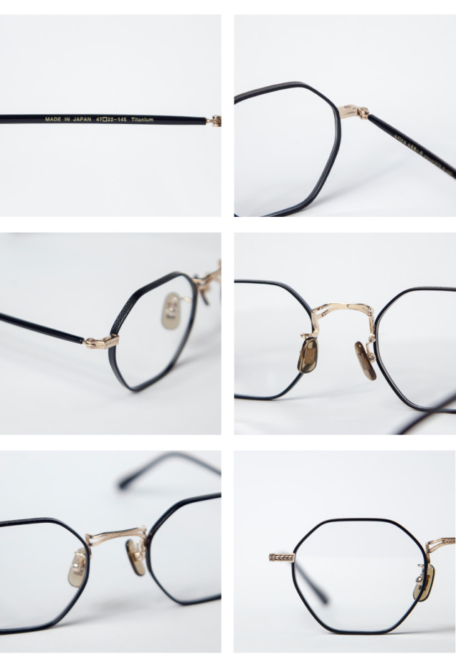 国産《定価33,000円！》内藤熊八作／くまはちさく ブラック×ゴールド 