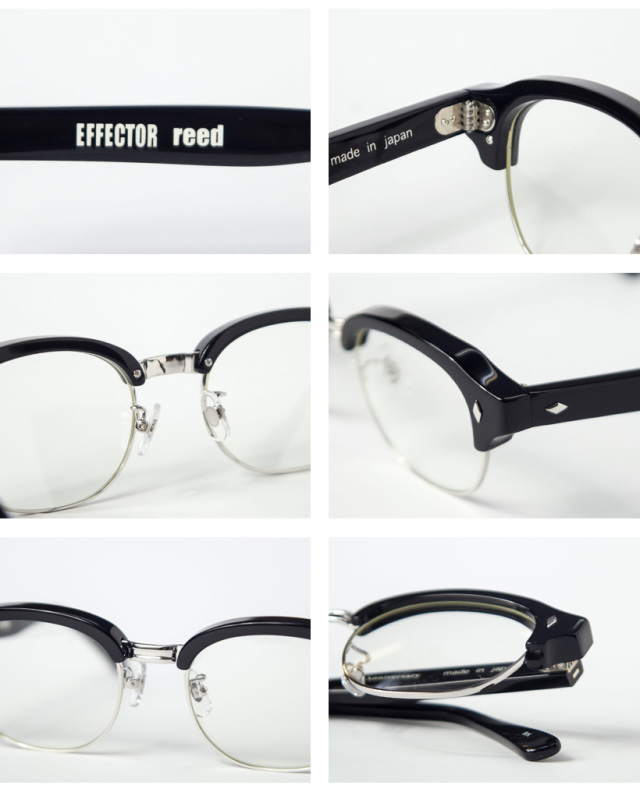 EFFECTOR エフェクター reed リード サーモント ブロウ メガネ 伊達 度付き 