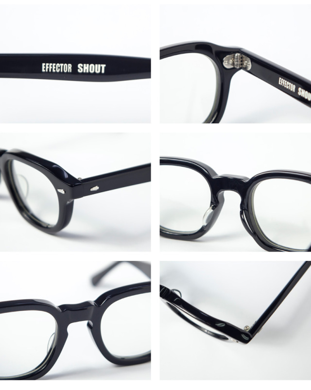 EFFECTOR エフェクター SHOUT シャウト ウェリントン メガネ 伊達 度付き 