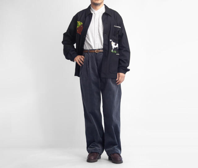 OVERCOAT ノースリーブ ワイドパンツオールインワン トラウザー OVERCOAT ノースリーブ ワイドパンツオールインワン トラウザー