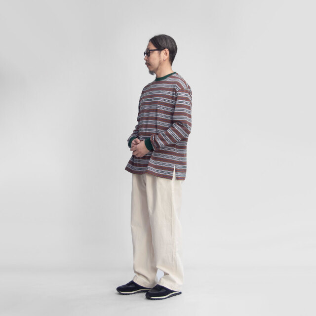 have a good day ハブアグッドデイ デニム タックパンツ ワイドパンツ