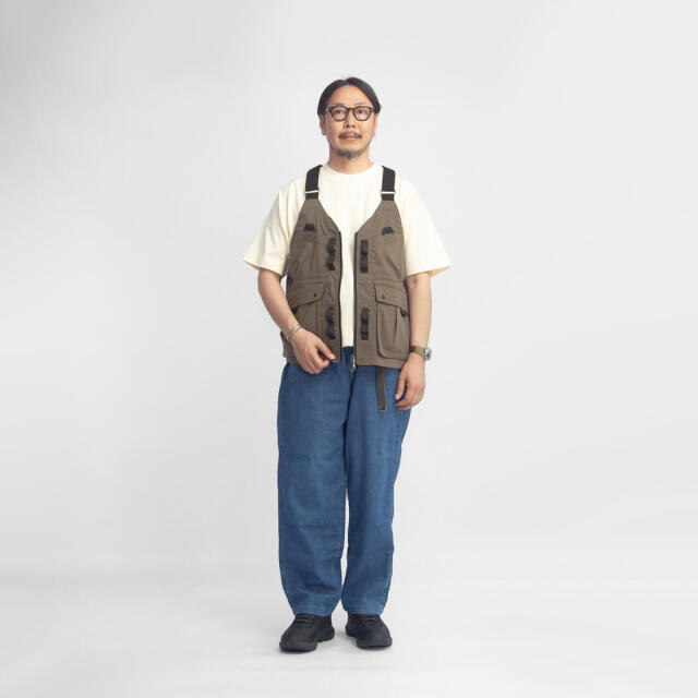 NANGA ナンガ 別注 ヒノックリップストップユーティリティベスト メンズ