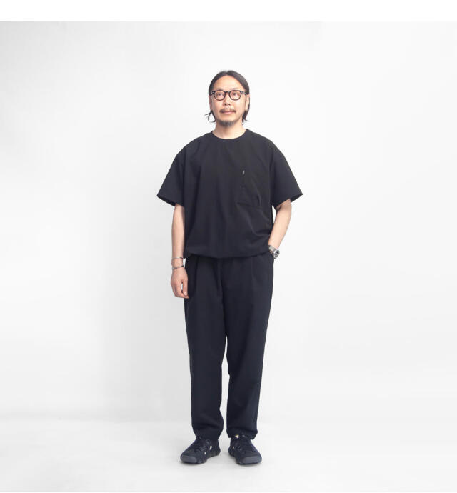 NANGA ドットエアコンフィー タック テーパードパンツ NANGA（ナンガ）の「DotAir COMFY TUCK TAPERED PANTS/ドット