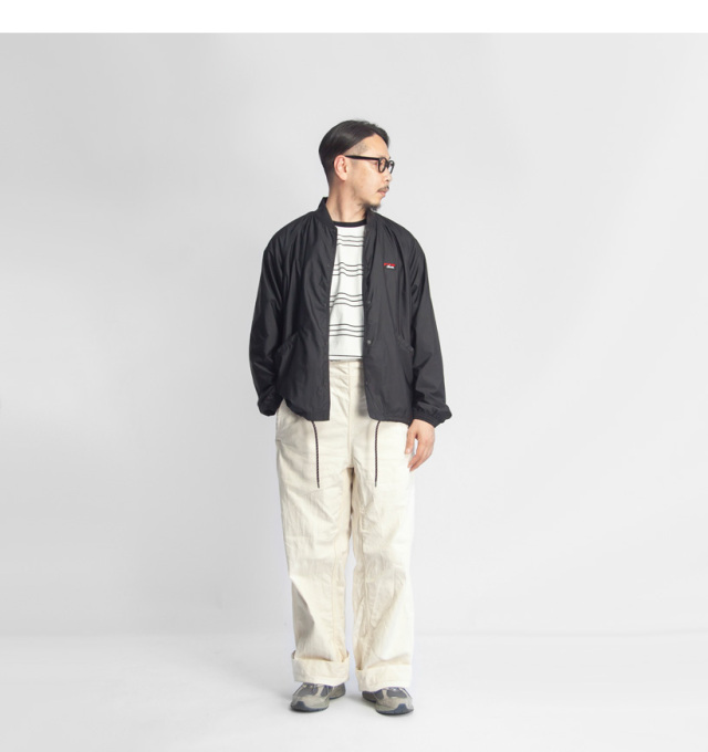 NANGA ナンガ リブカラーコーチジャケット 撥水 メンズ