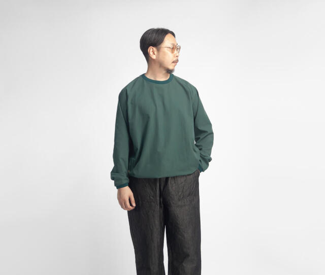 ナンガ ドットエア ロンT 長袖 グリーン L NANGA 新品 NANGA ナンガ DOTAIR COMFY L／S TEE ドットエアコンフィー 長袖T