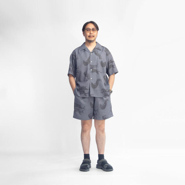NANGA ナンガ HOLI ホーリー サルーシャツ SALUD SHIRT オープンカラー
