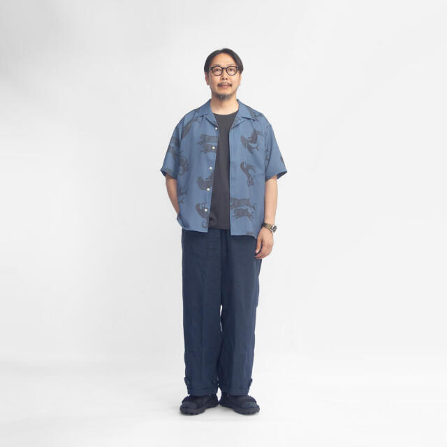 NANGA ナンガ HOLI ホーリー サルーシャツ SALUD SHIRT オープンカラー