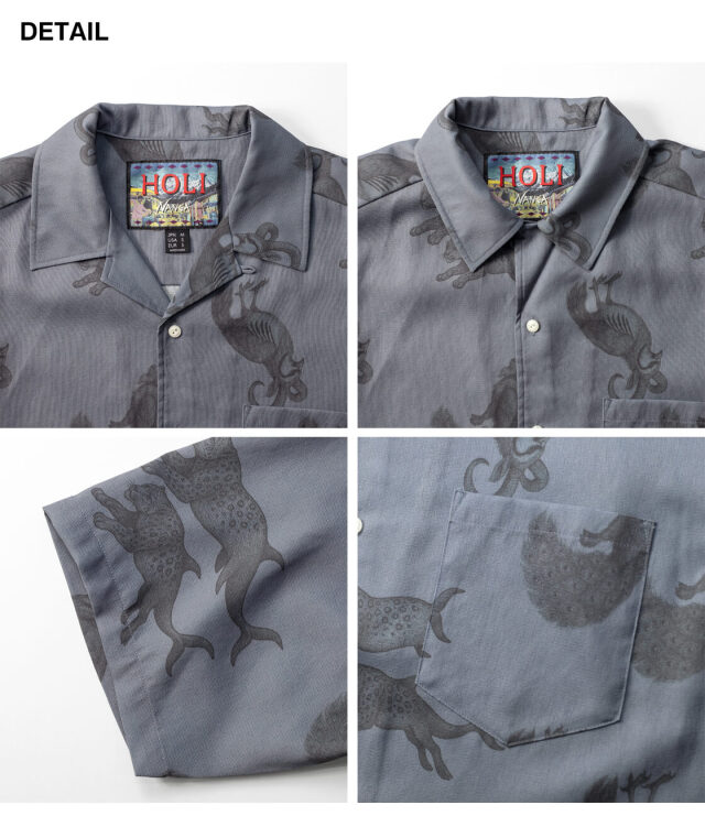 NANGA ナンガ HOLI ホーリー サルーシャツ SALUD SHIRT オープンカラー