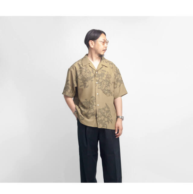 NANGA ナンガ HOLI ホーリー SALUD SHIRT サルーシャツ オープン