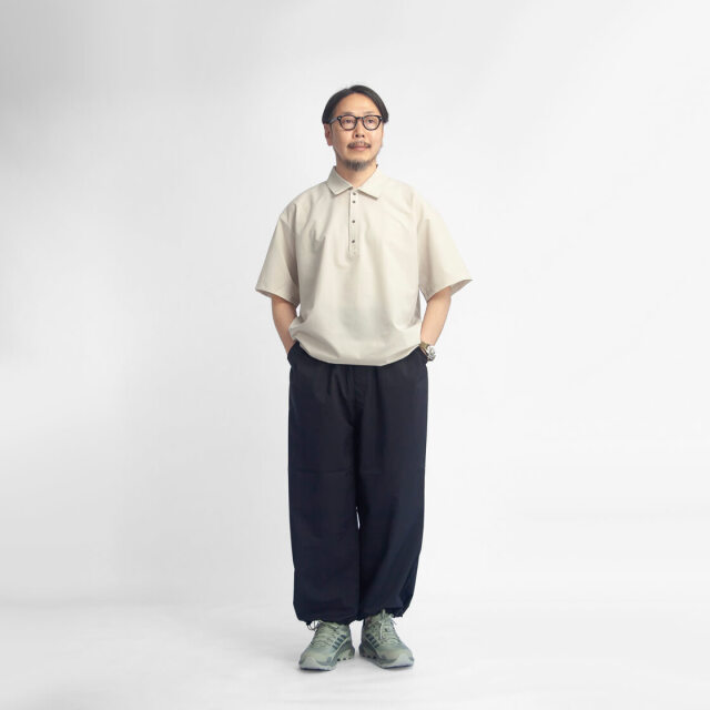 NANGA ナンガ DOTAIR COMFY POLO SHIRT ドットエアコンフィー