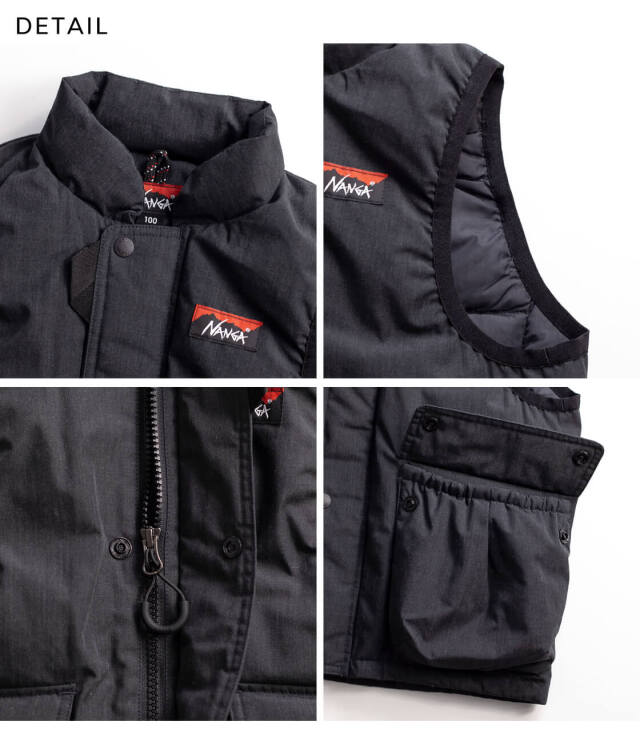 ナンガ NANGAダウンベスト　38Explorer NANGA（ナンガ）HINOC DOWN VEST（ヒノック ダウン ベスト）難燃
