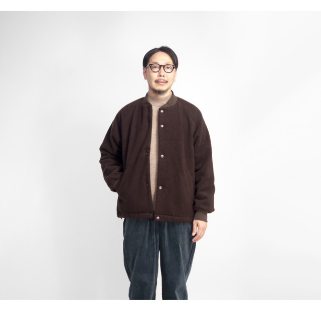 have a good day ハブアグッドデイ 紡毛ウール中綿ジャケット 日本製