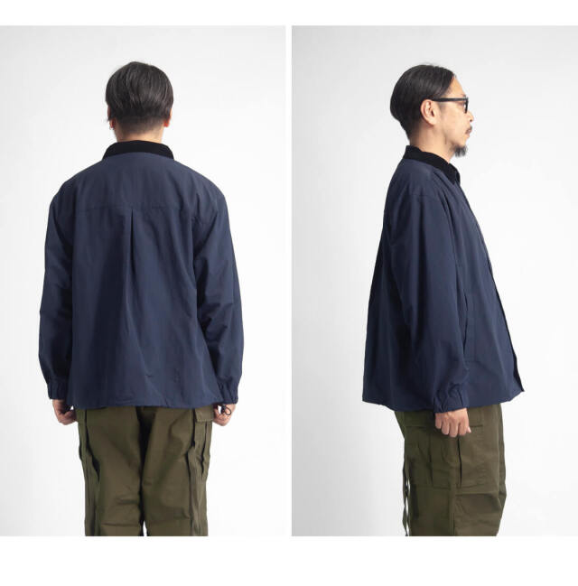 have a good day ハブアグッドデイ コーデュロイ襟 ナイロン コーチ  