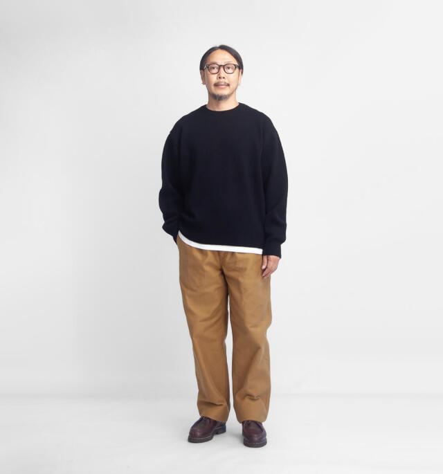 have a good day ハブアグッドデイ ブリティッシュウール クルーネック