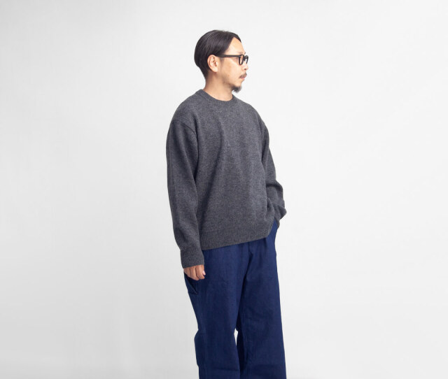 have a good day ハブアグッドデイ ブリティッシュウール クルーネック
