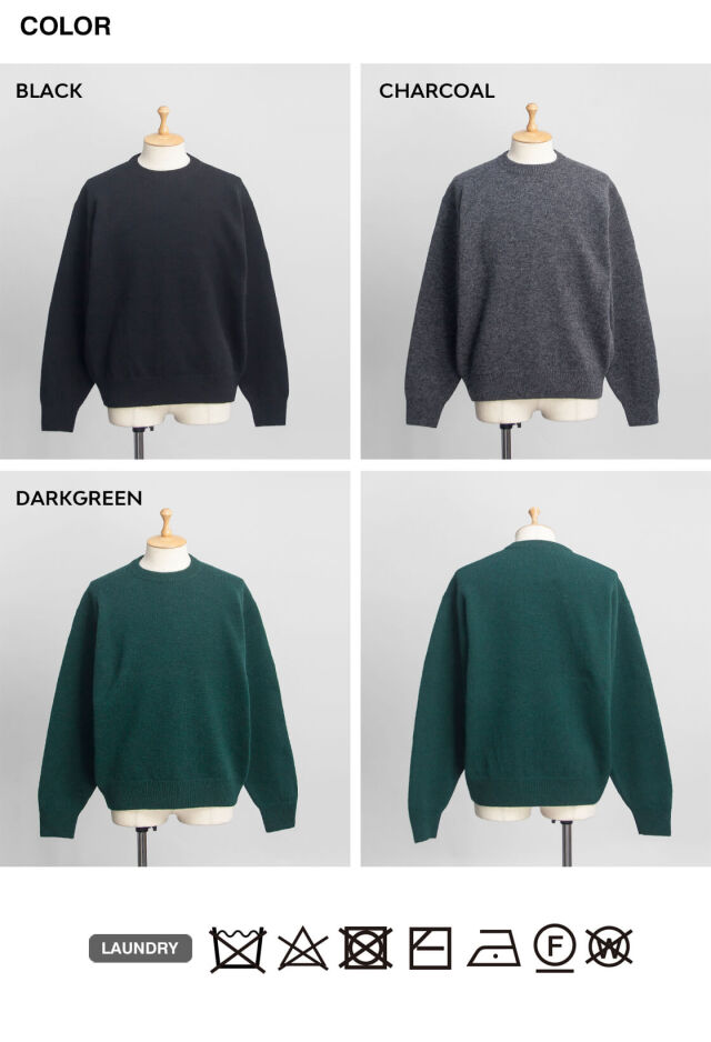 have a good day ハブアグッドデイ ブリティッシュウール クルーネック