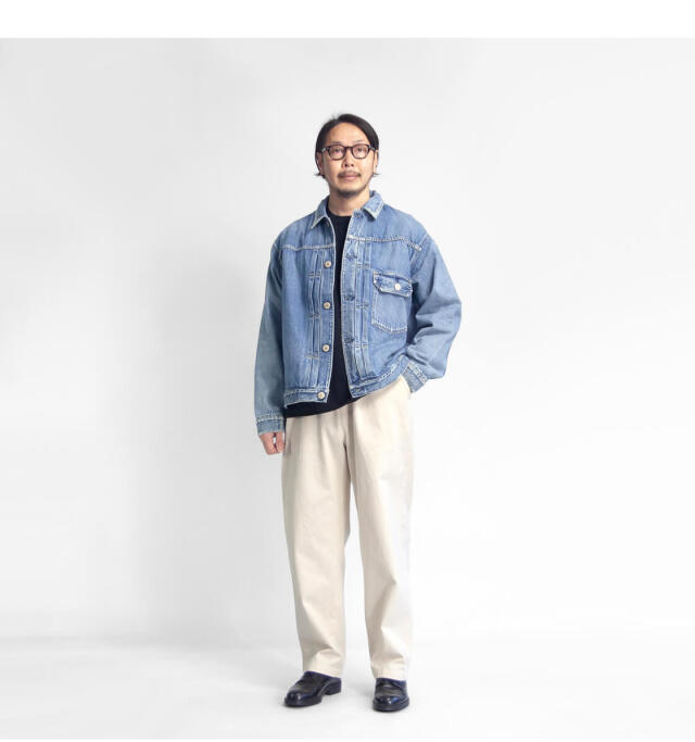 good day 【全額寄付】 have a good day ハブアグッドデイ 10ozセルビッジデニム リラックス