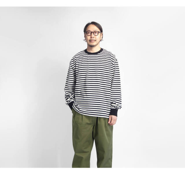 have a good day ルーズフィット長袖Tシャツ have a good day ハブアグッドデイ 引き揃え天竺 ルーズフィット
