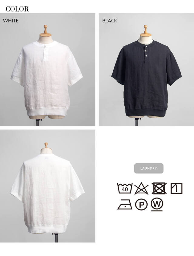 have a good day ハブアグッドデイ 麻100％ リネン ヘンリー