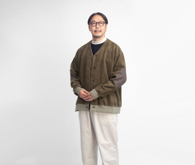 have a good day ハブアグッドデイ メルトンフリース カーディガン