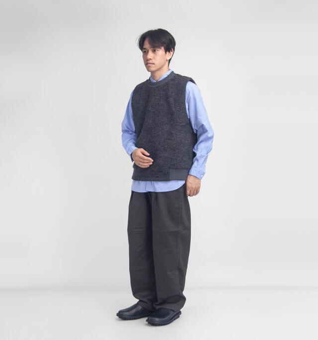 have a good day ハブアグッドデイ スライバーニット ウール ベスト