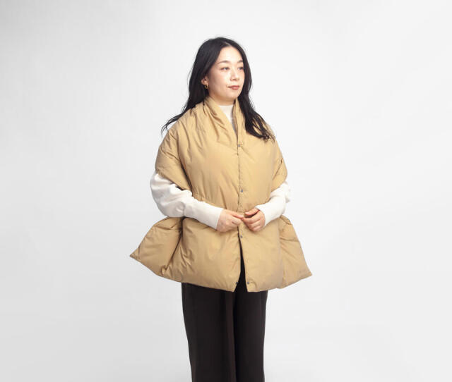 NANGA ナンガ ダウン ポンチョマフラー DOWN PONCHO MUFFLER レディース