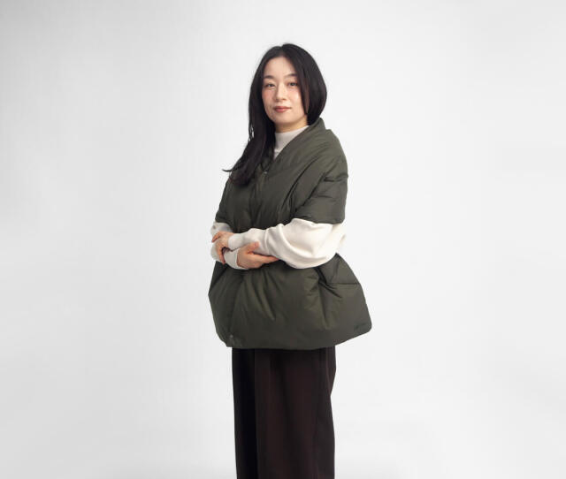 NANGA ナンガ ダウン ポンチョマフラー DOWN PONCHO MUFFLER レディース