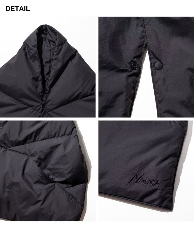 NANGA ナンガ ダウン ポンチョマフラー DOWN PONCHO MUFFLER レディース