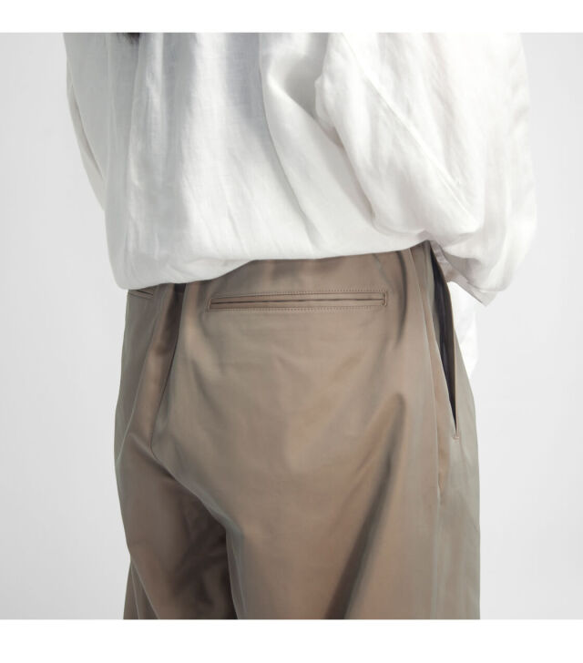 COMMENCEMENT コメンスメント ワイドパンツ 玉虫ツイル生地 日本