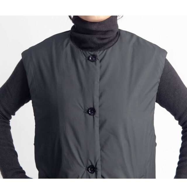 COMMENCEMENT コメンスメント NANGA ナンガ ノーカラーロングダウン