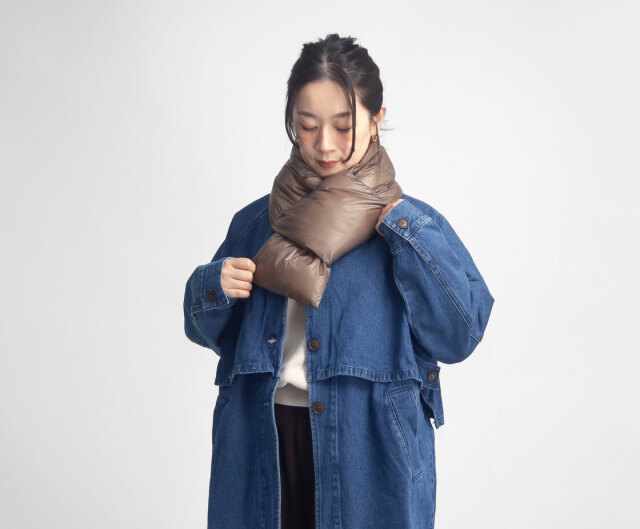 NANGA ナンガ ポータブルダウンマフラー メンズ