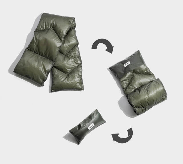 NANGA ナンガ ポータブルダウンマフラー メンズ