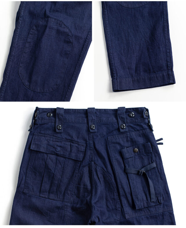 モドム　デッドリーモンド MOBTARIA モブタリア デニム コンバットモンキートラウザーズ