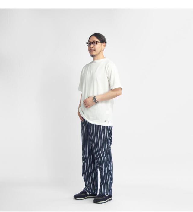 Harriss ハリス ドライインレイ クロスボートネックTシャツ 日本