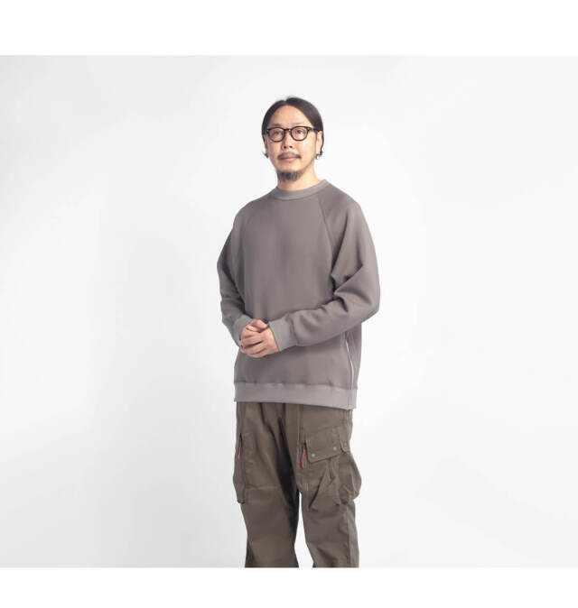 Bettaku ベッタク アズマ裏起毛 ハーフジップスウェットプルパーカー