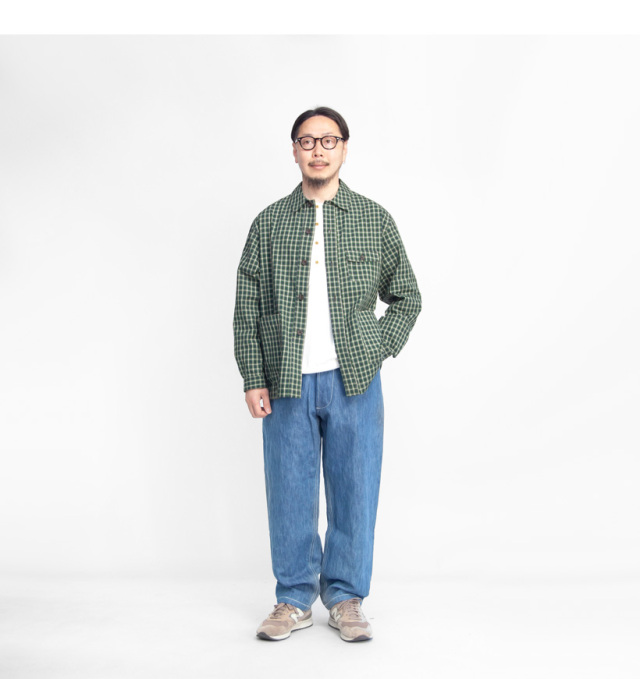 Bettaku ベッタク カバーオールシャツジャケット オーガニックコットン  