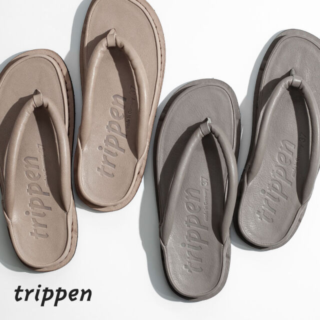 【状態良】トリッペン　レザーサンダル　trippen　24cm　グラディエーター trippen トリッペン ZORI 別注 トング レザーサンダル 草履 レディース
