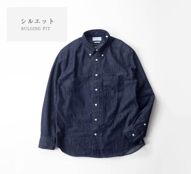 MANUAL ALPHABET マニュアルアルファベット デニムシャツ ONEWASH