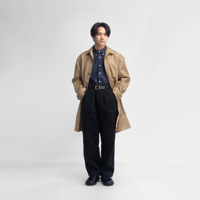 MANUAL ALPHABET マニュアルアルファベット デニムシャツ ONEWASH