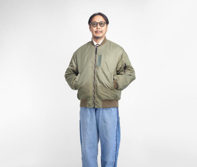 MANUAL ALPHABET マニュアルアルファベット MA-1 ノワール フライト