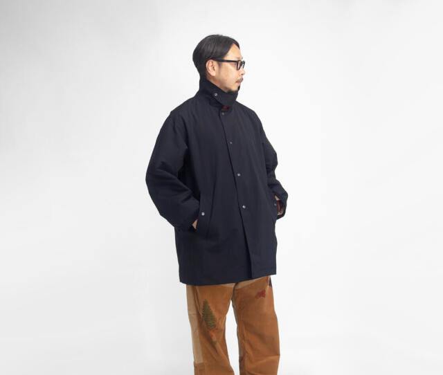 MANUAL ALPHABET マニュアルアルファベット コーデュロイ襟 ナイロン