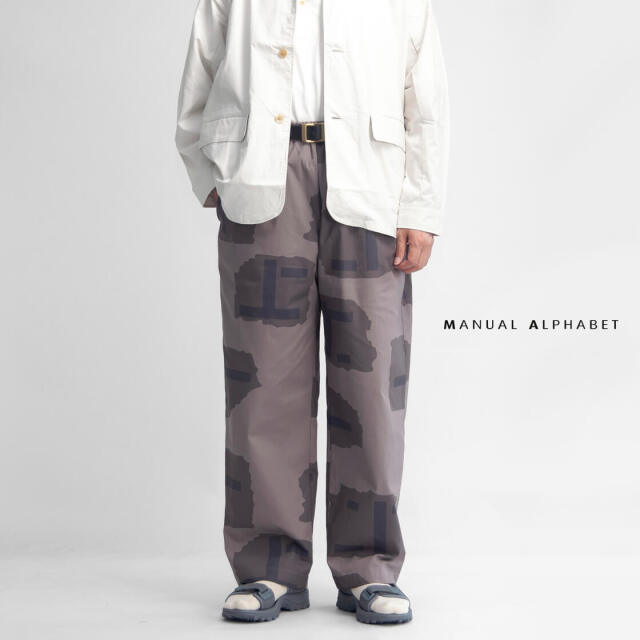 マニュアルアルファベット ジャーパン イージーパンツ ２ MANUAL ALPHABET マニュアルアルファベット ジャーパンツワイド