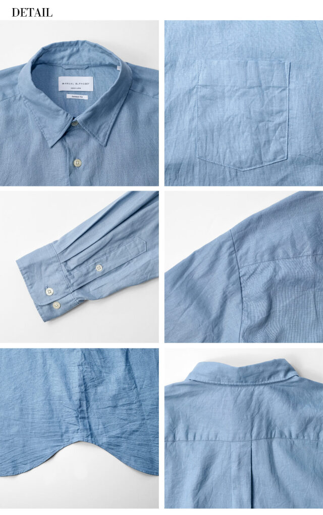 新品未使用　manual alphabet size 1 MANUAL ALPHABET マニュアルアルファベット 綿麻シーチング ルーズ