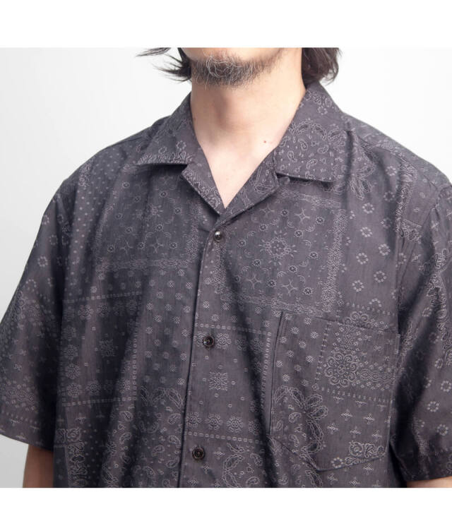 MANUAL ALPHABET マニュアルアルファベット バンダナジャカード総柄 綿