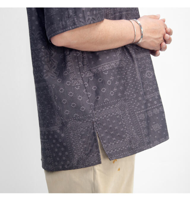 MANUAL ALPHABET マニュアルアルファベット バンダナジャカード総柄 綿