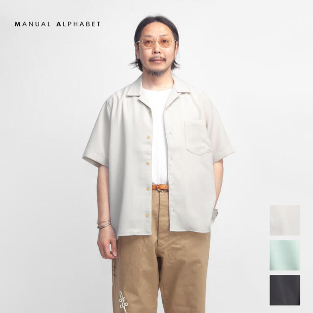 MANUAL ALPHABET マニュアルアルファベット EVALET メッシュ オープン