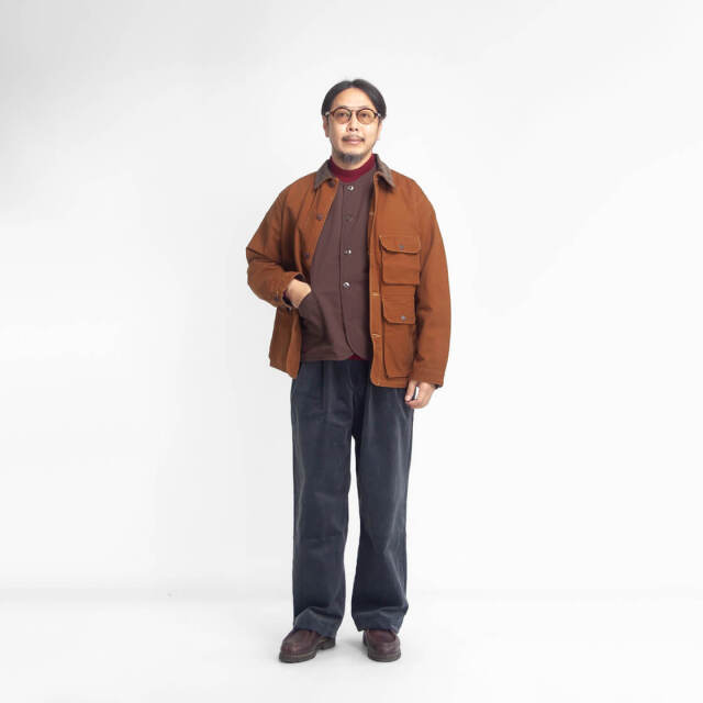 ARAN アラン ナイロンタッサー 薄中綿 ベスト 日本製 メンズ