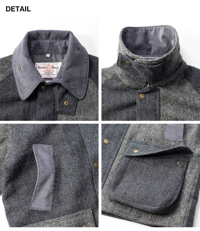 YOUSED ユーズド ヴィンテージハリスツイードカントリージャケット