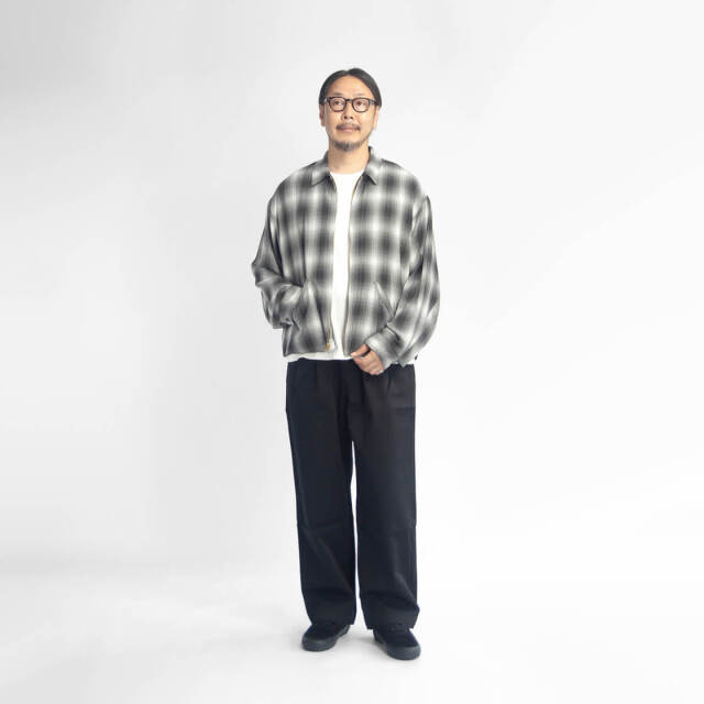 TOWNCRAFT タウンクラフト 50s オンブレチェック ロカビリー レーヨン